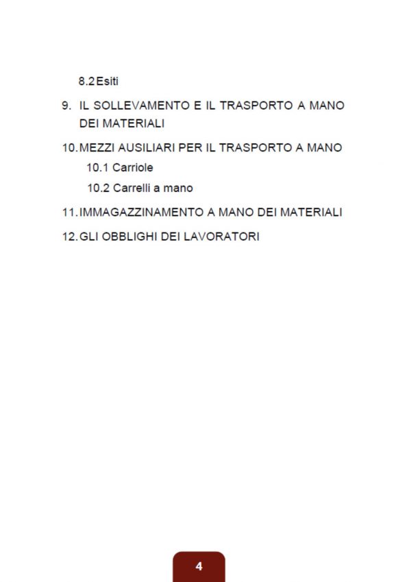 MOVIMENTAZIONE MANUALE DEI CARICHI - immagine 3